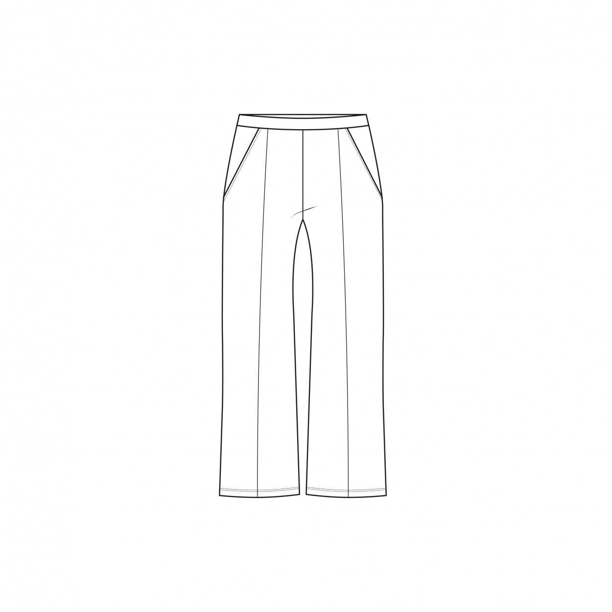 Pants Wide | Lime
