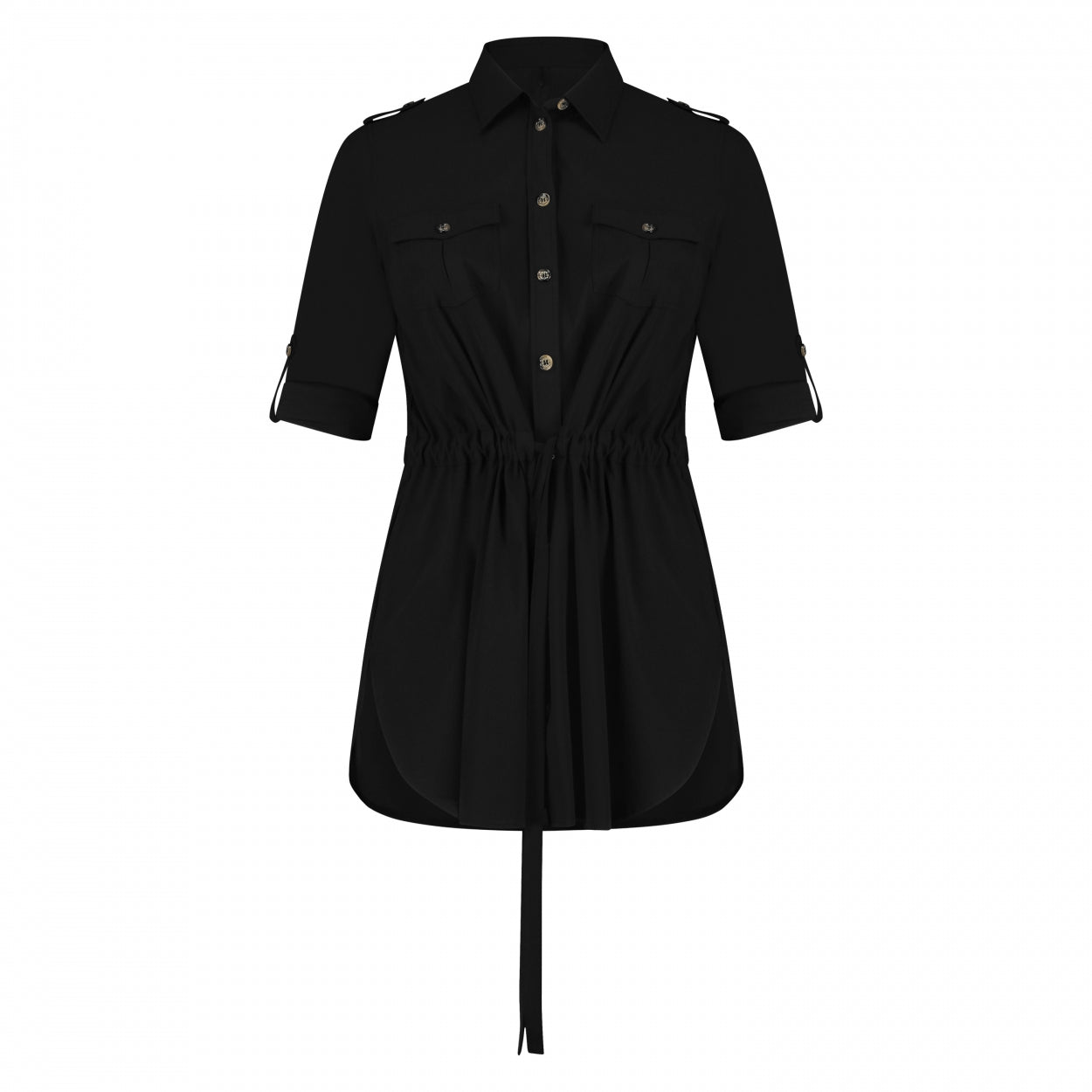 Blouse Long LS -SFR | Black