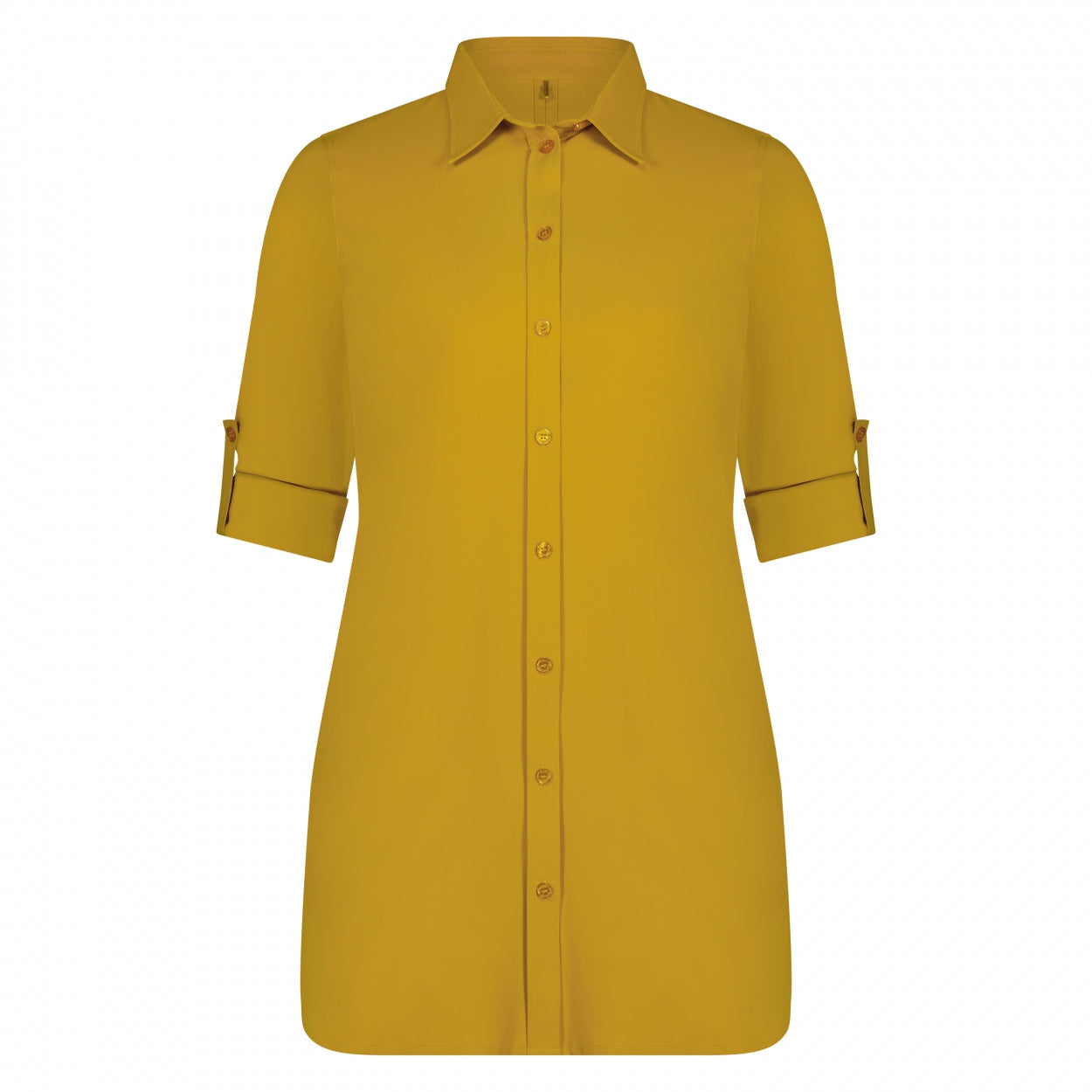 Blouse Long LS | Ocher Yellow