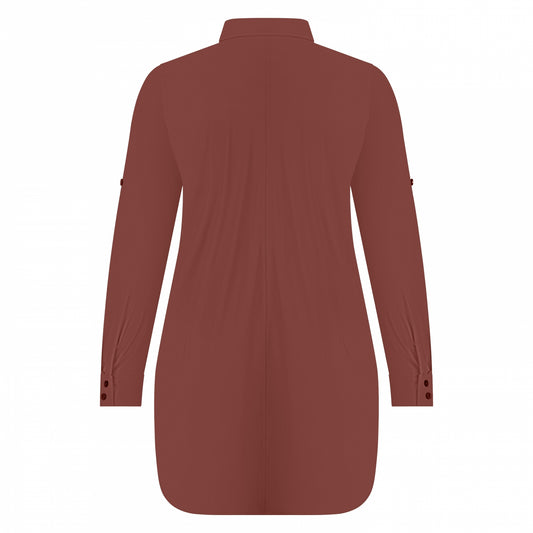 Blouse Long LS | Cacao