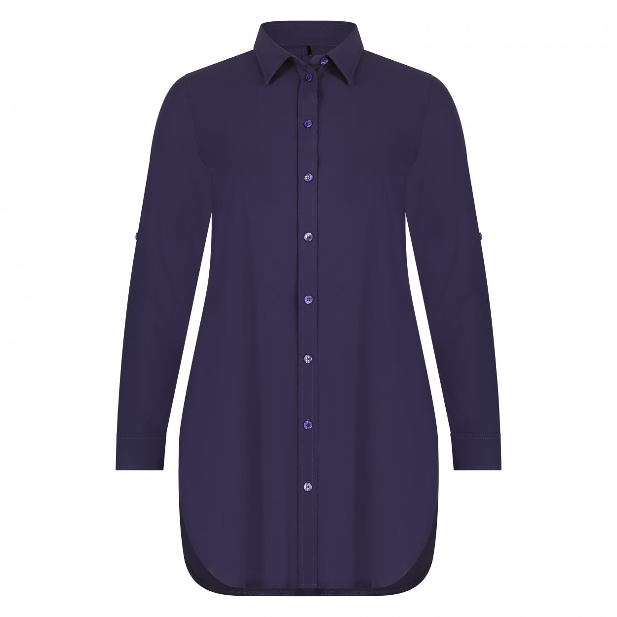 Blouse Long LS | Deep Purple