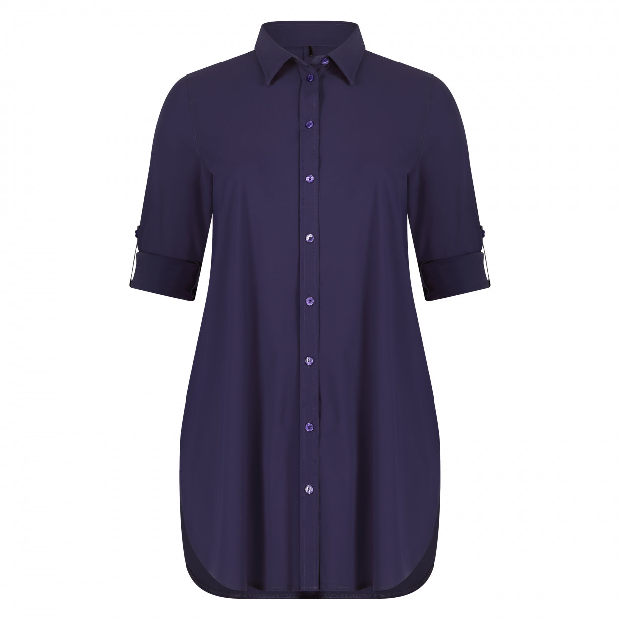 Blouse Long LS | Deep Purple