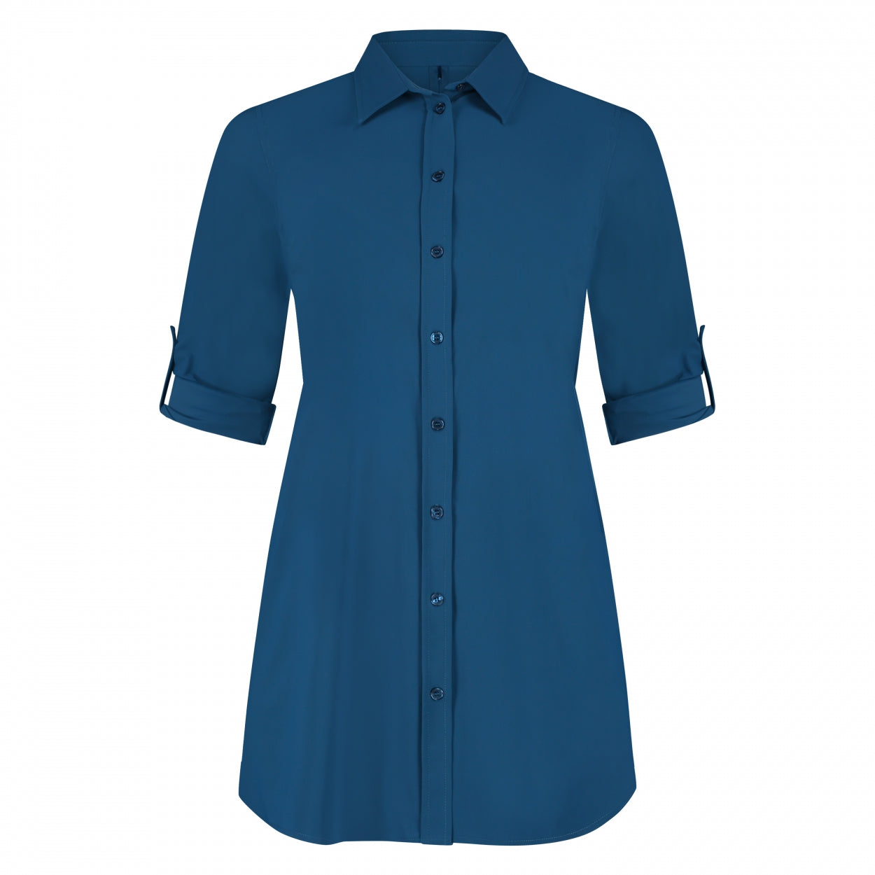 Blouse Long LS | Steel Blue