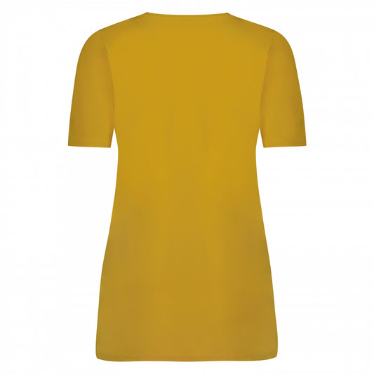 Tee V-Neck | Ocher Yellow