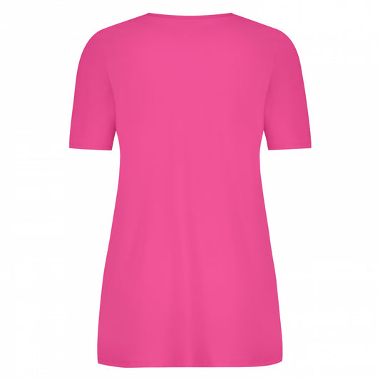 Tee V-Neck | Fuchsia