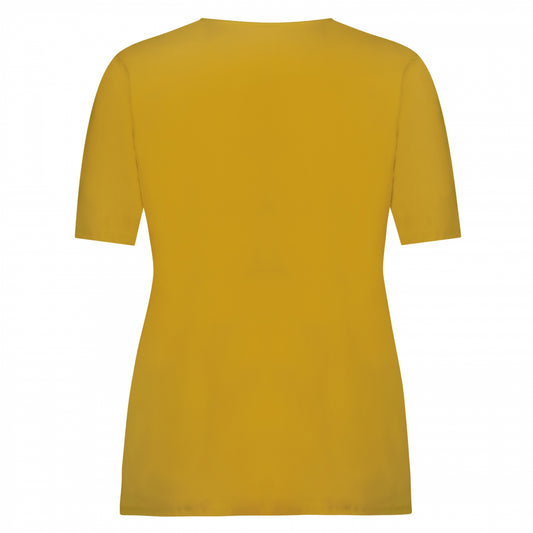 Wrap Top SS | Ocher Yellow