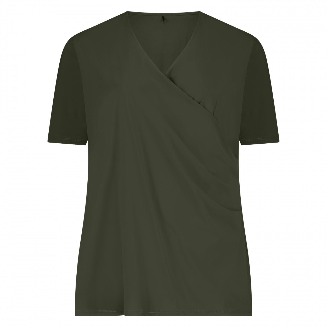 Wrap Top SS | Khaki