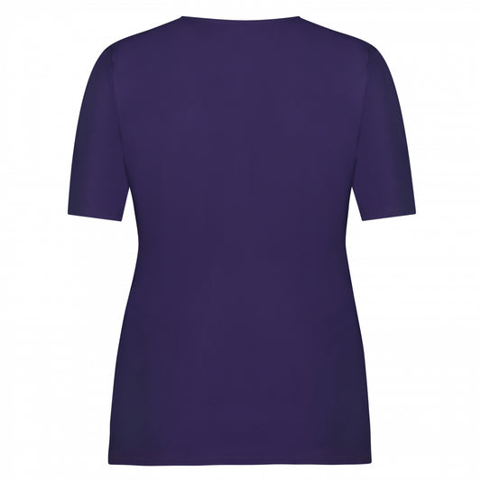 Wrap Top SS | Deep Purple