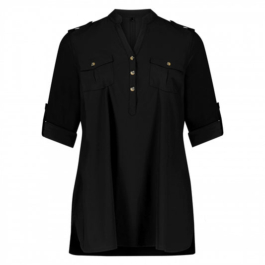 Mao Top LS-SFR | Black