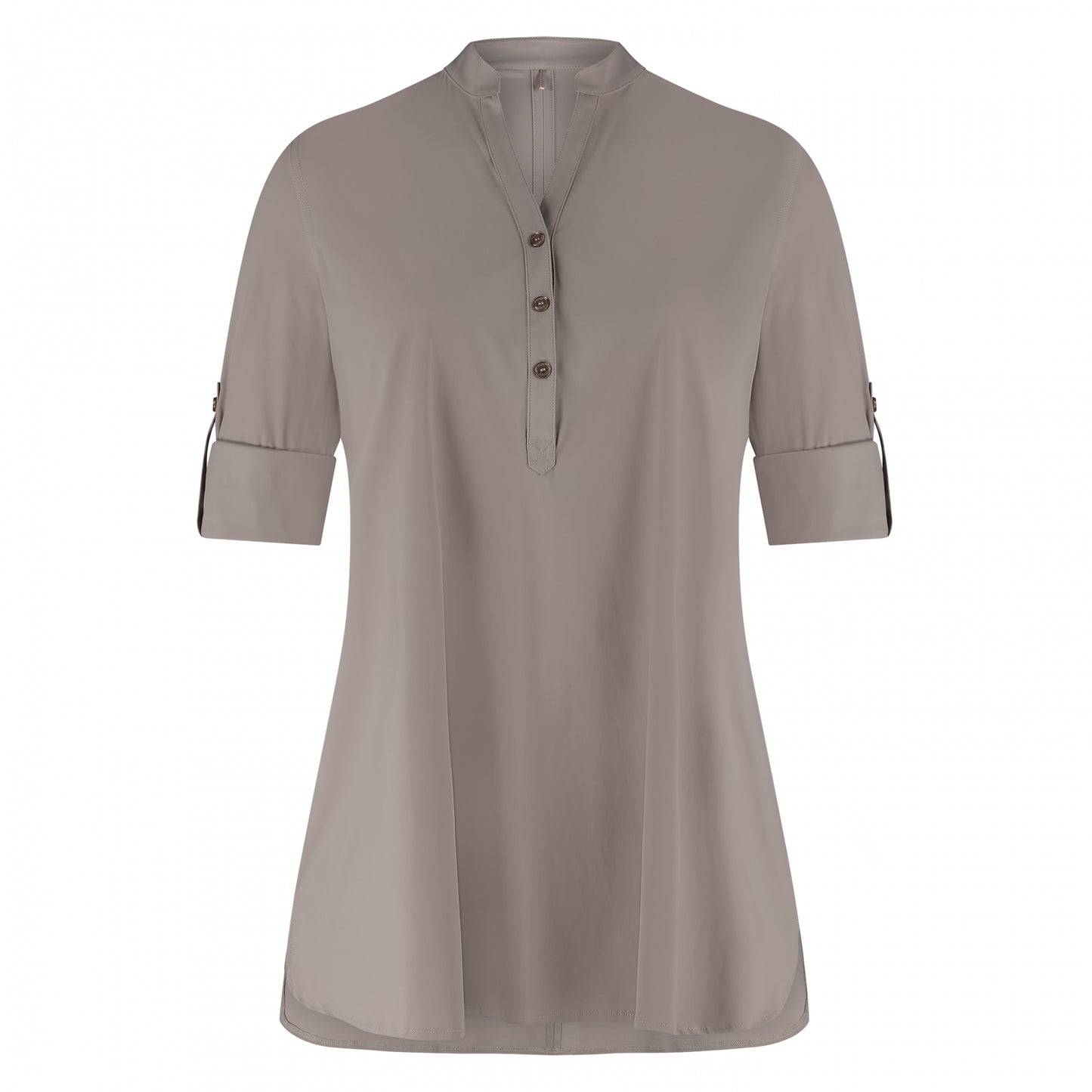 Mao Top LS | Taupe