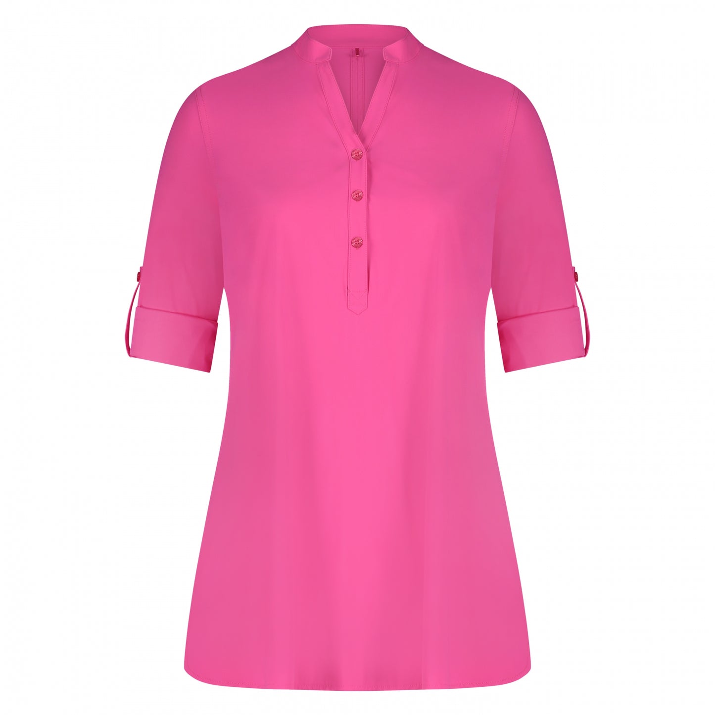 Mao Top LS | Fuchsia