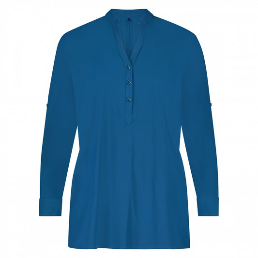 Mao Top LS | Steel Blue