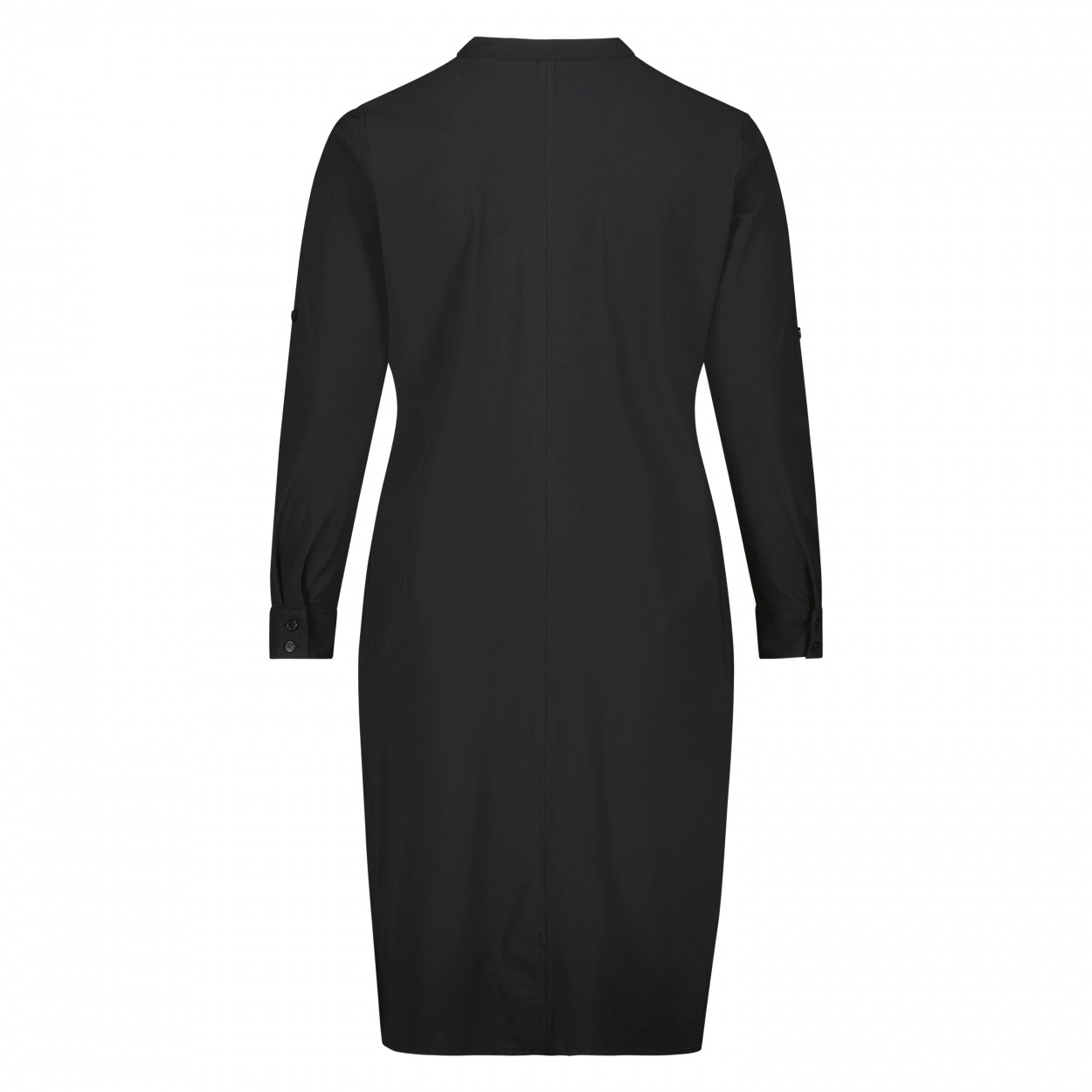 Mao Dress LS | Black