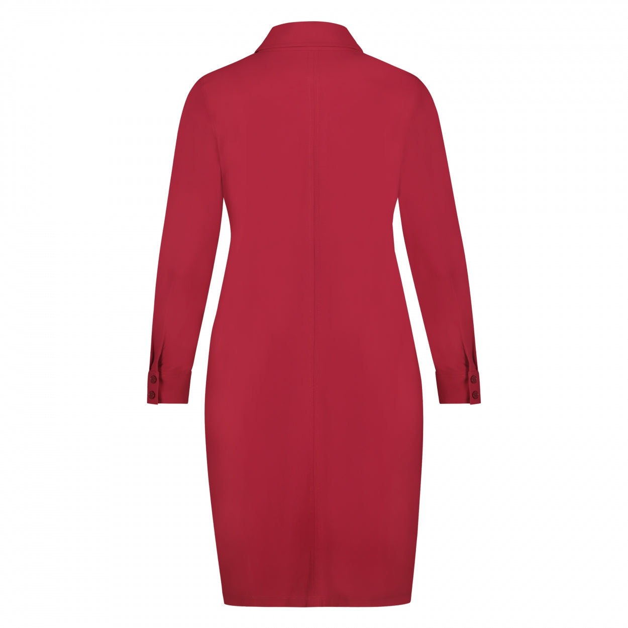 Blouse Dress LS | Ruby Red