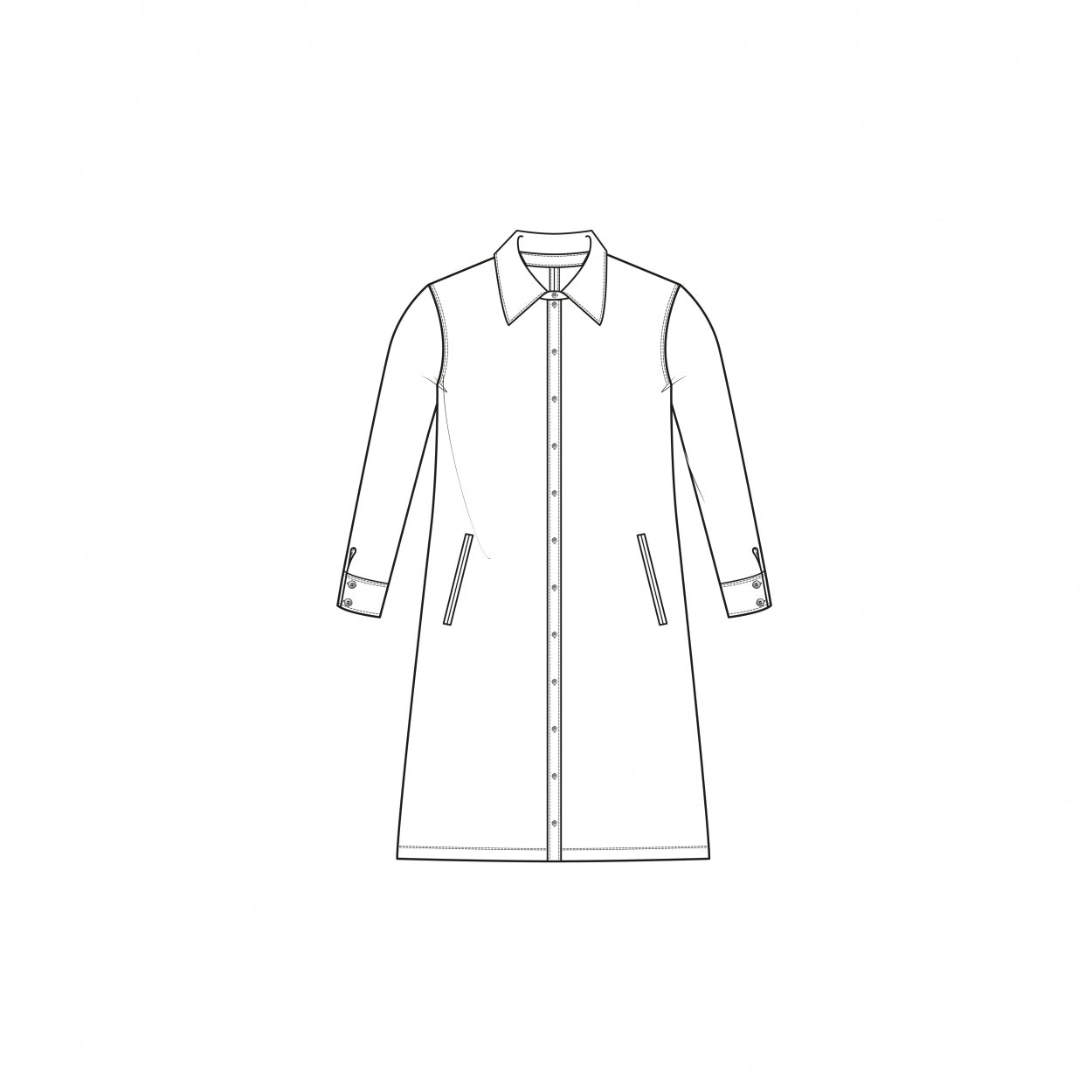 Blouse Dress LS | Mocca