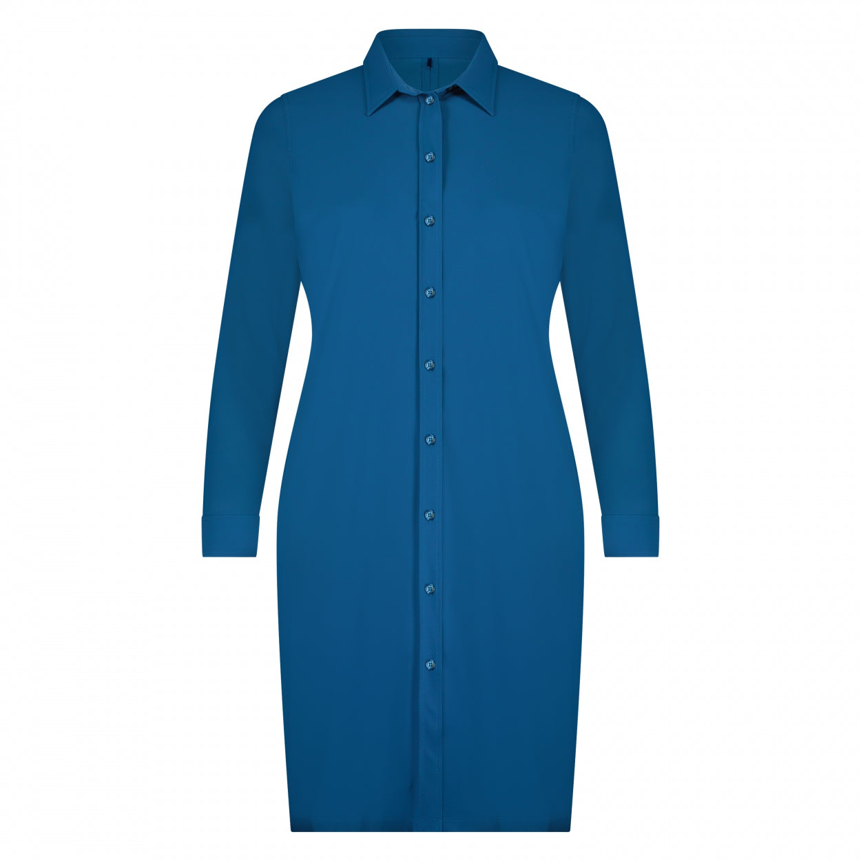 Blouse Dress LS | Steel Blue