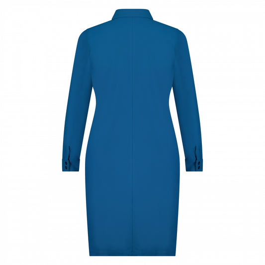 Blouse Dress LS | Steel Blue
