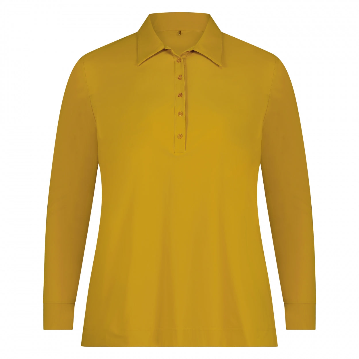 Polo Shirt LS | Ocher Yellow
