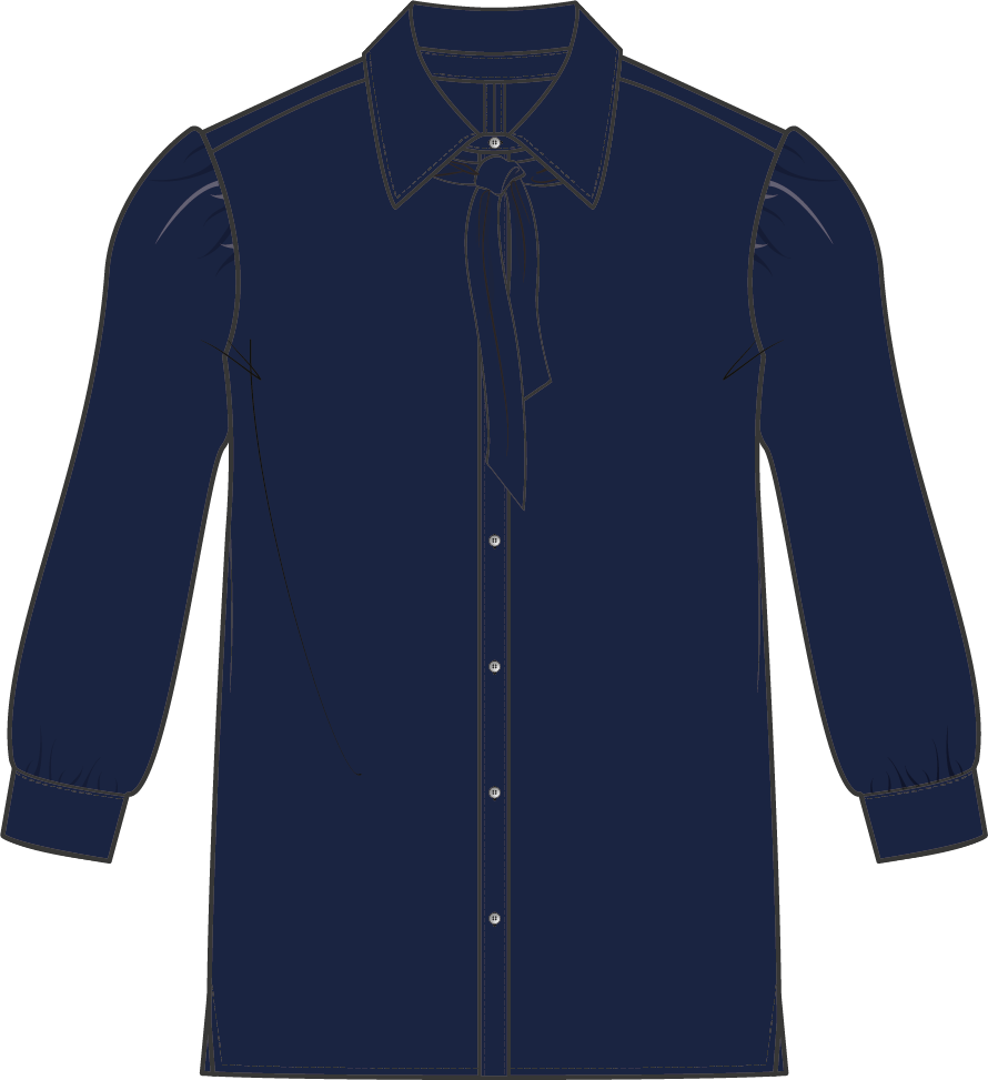 Shirt Puffed | Navy