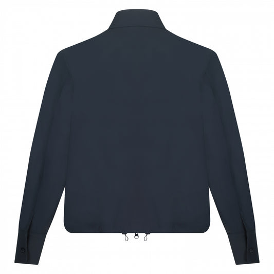 Cropped Jacket | Navy