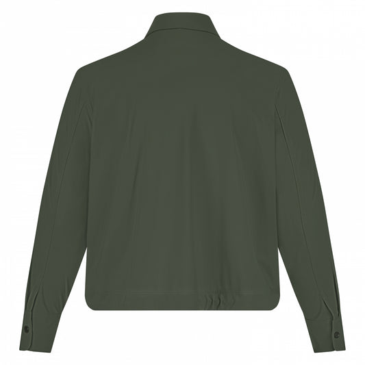 Cropped Jacket | Khaki