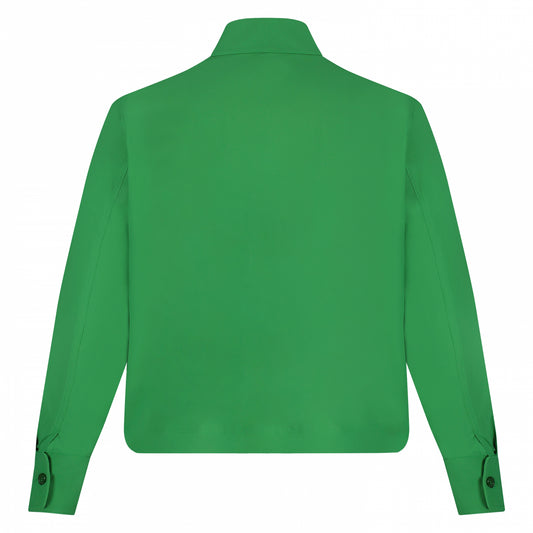 Cropped Jacket | Forest Green