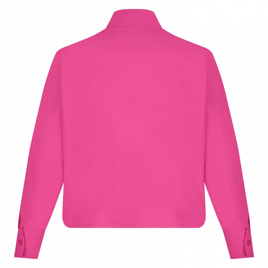 Cropped Jacket | Fuchsia
