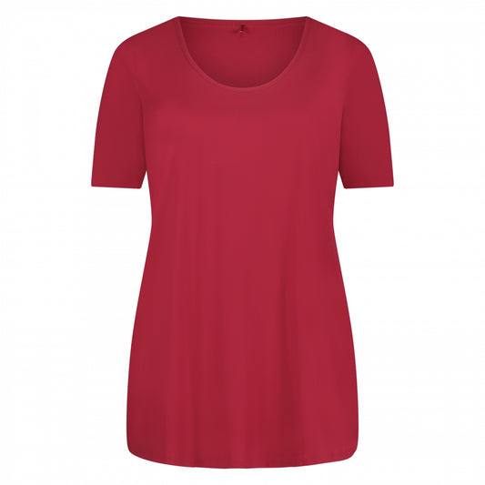 Tee Round Neck | Ruby Red