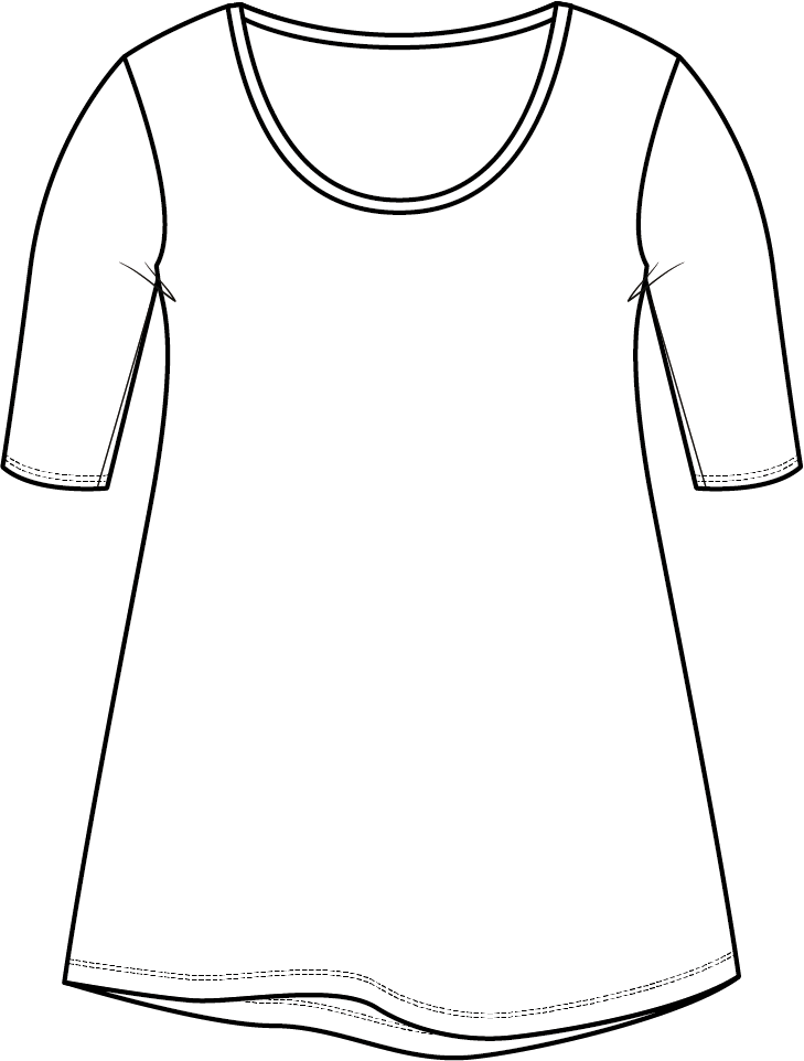 Tee Round Neck | Black