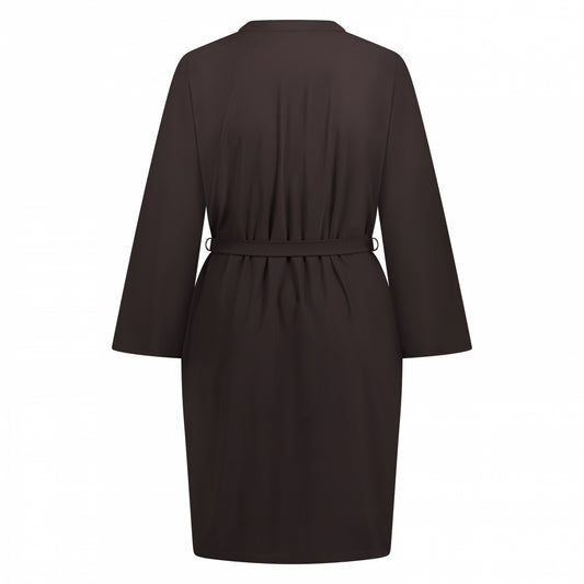 Mao Dress Belt LS | Choclat