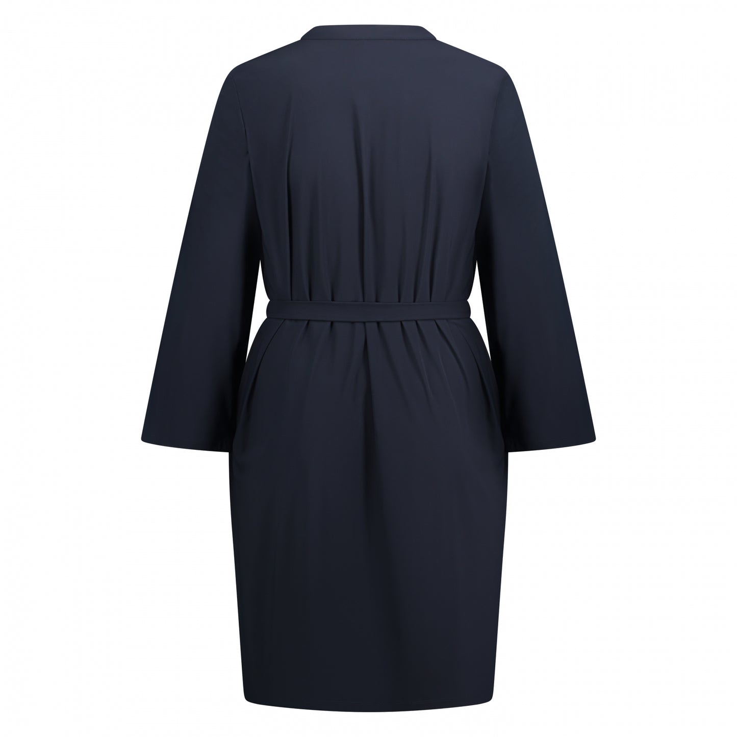 Mao Dress Belt LS | Navy
