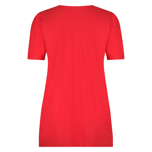 Tee V Slim SS | Red