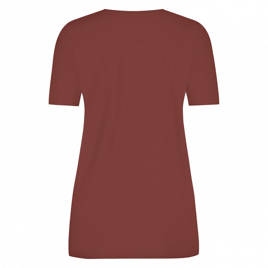 Tee V Slim SS | Cacao