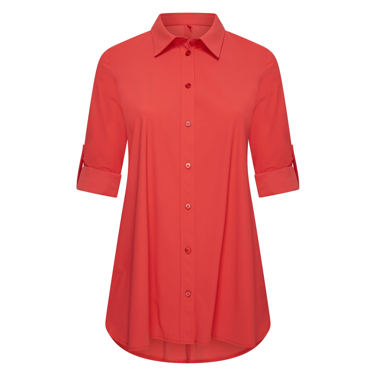 Blouse Midi LS | Saffraan