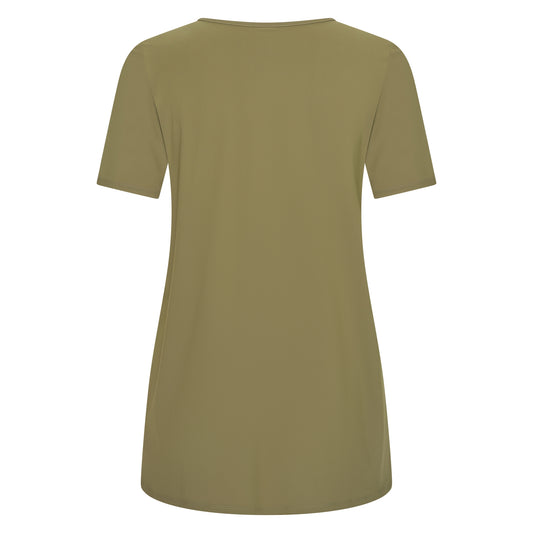 Tee Round Neck Midi | Olive