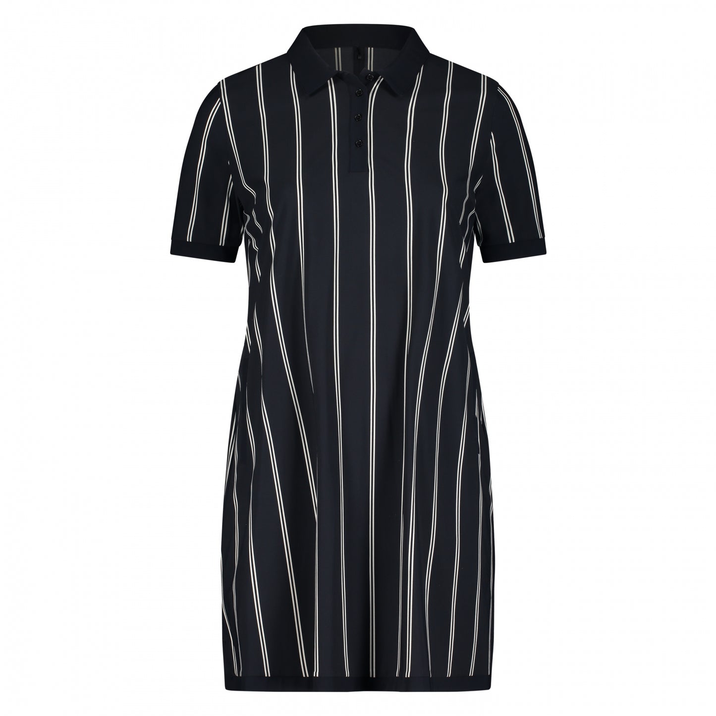 Polo Dress SS | Twin Stripe