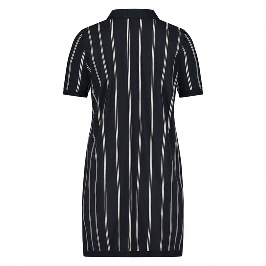 Polo Dress SS | Twin Stripe