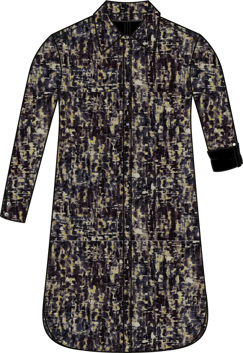 Blouse Long LS | Winter Shades