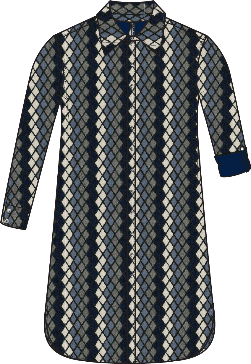 Blouse Long LS | Scotch Argyle