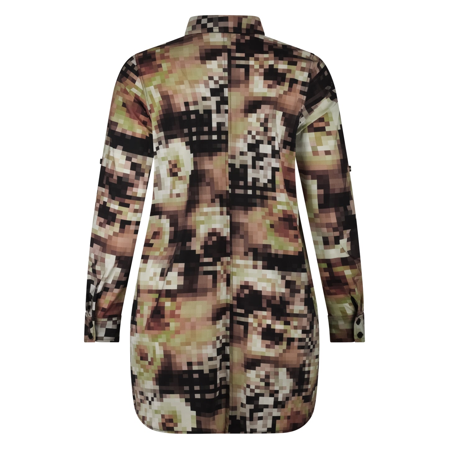 Blouse Long LS | Pixel Rose