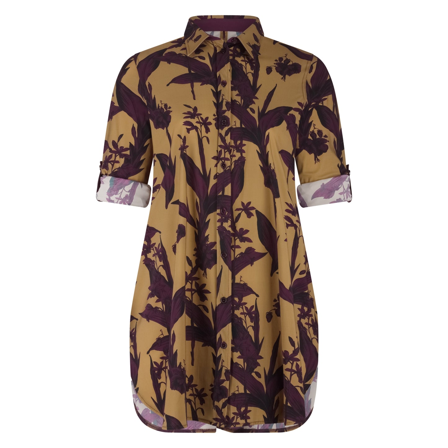 Blouse Long LS | Elegant Floral