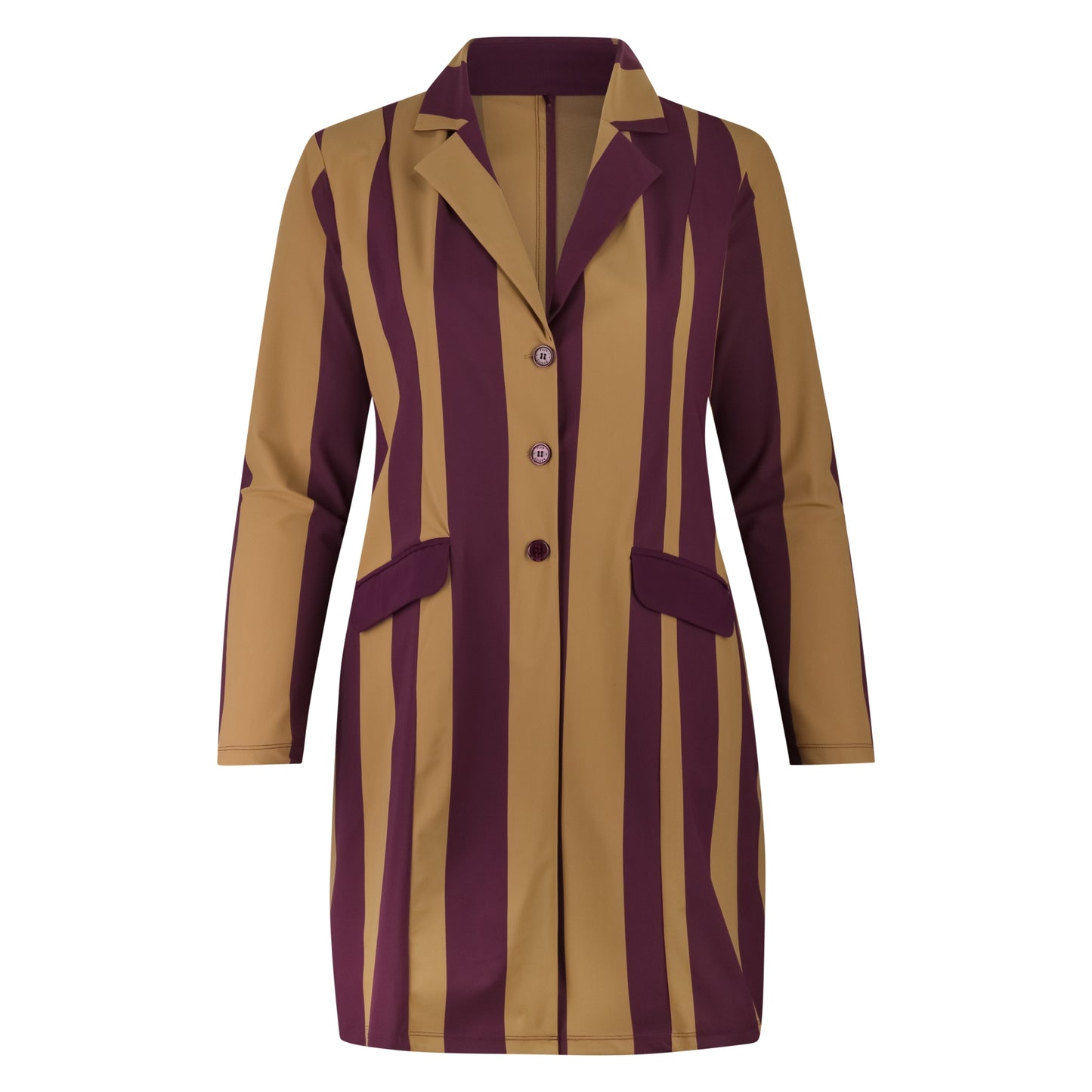 Jacket Long | Block Stripe