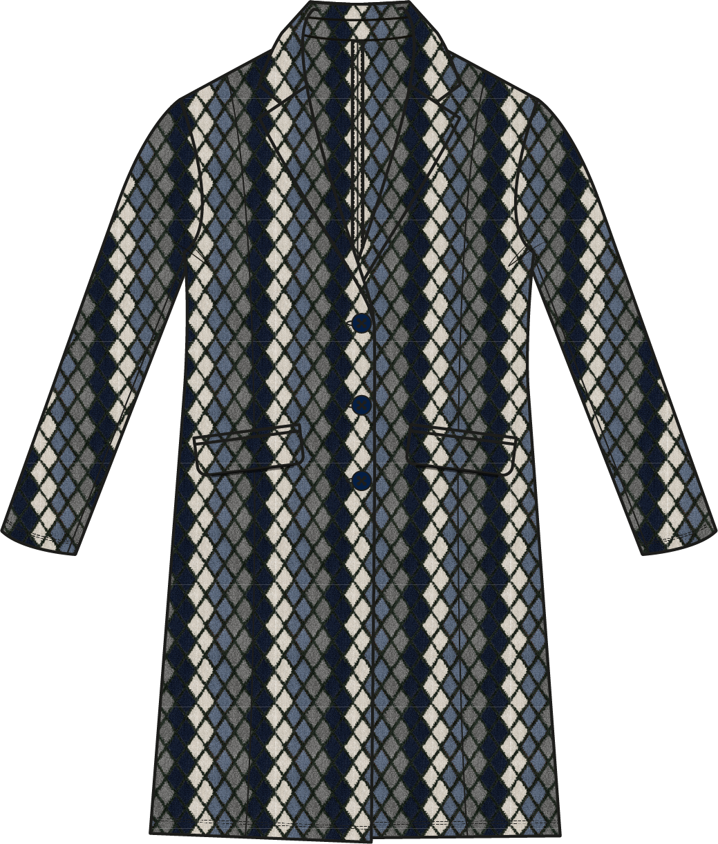 Jacket Long | Scotch Argyle
