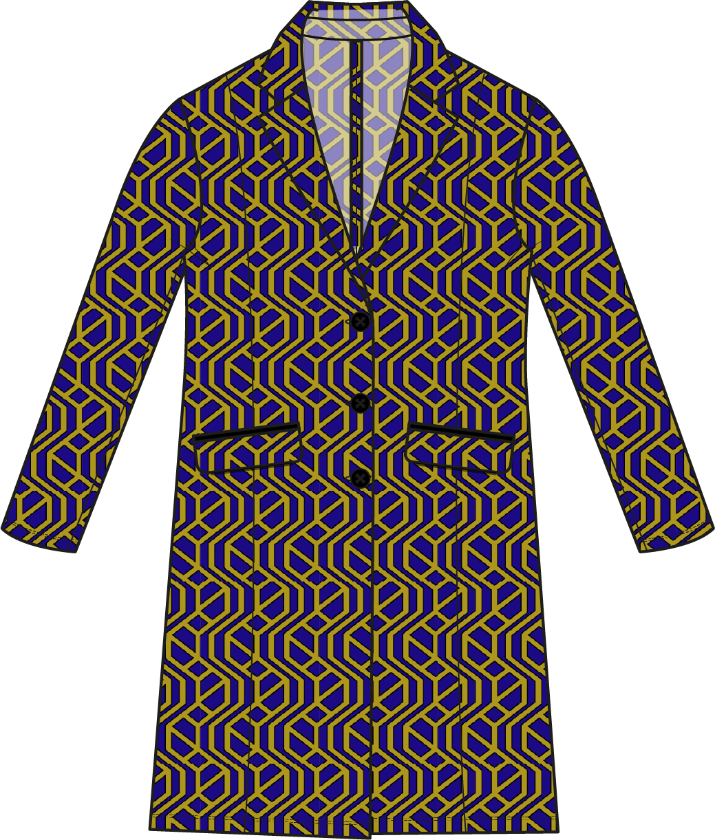 Jacket Long | Art Deco