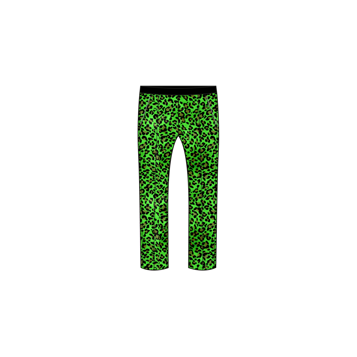Pants 7/8 | Lime Leopard