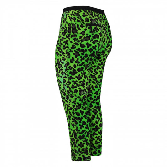 Pants 7/8 | Lime Leopard