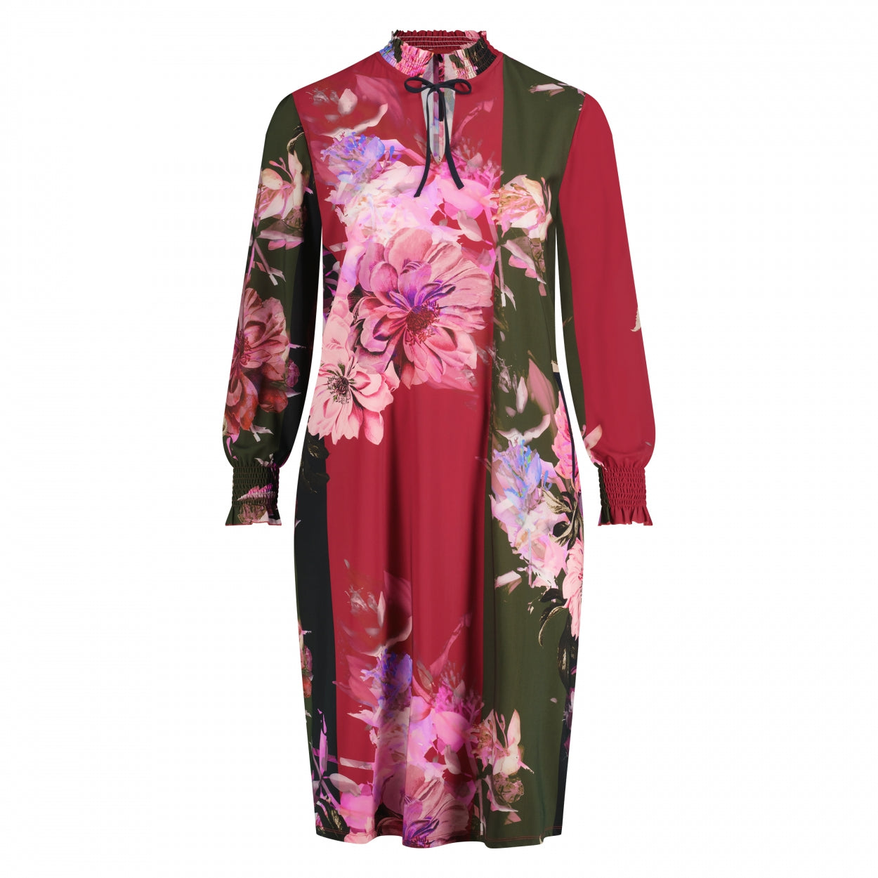 Smock Dress LS | Indian Flowers