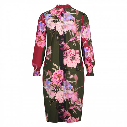 Smock Dress LS | Indian Flowers