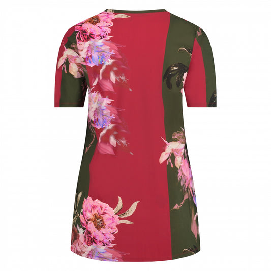 Tee V-Neck | Indian Flowers