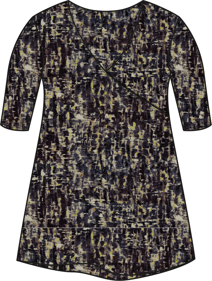 Wrap Top SS | Winter Shades